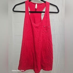Color Story Red Tank Top Size L